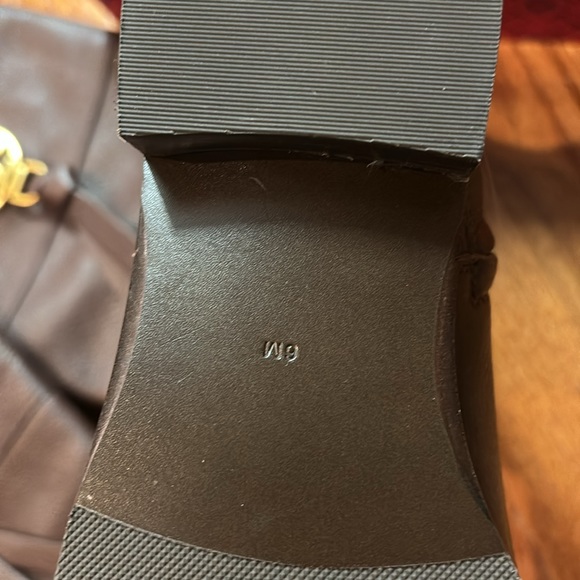 Tory Burch Chelsea Tassel Riding Boots 6 Brown Benton - Picture 5 of 6